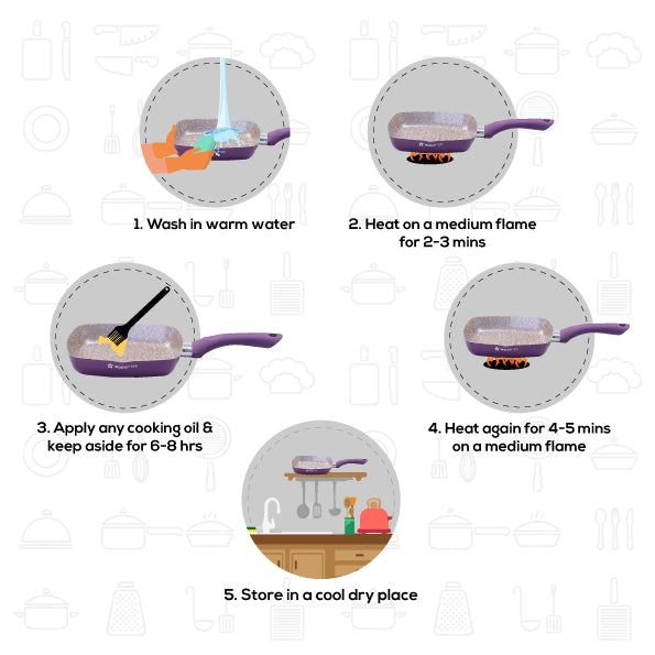 Wonderchef Royal Velvet 26cm Grill Pan 2L