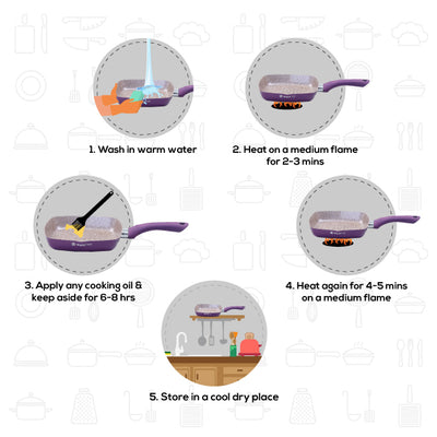 Wonderchef Royal Velvet 26cm Grill Pan 2L