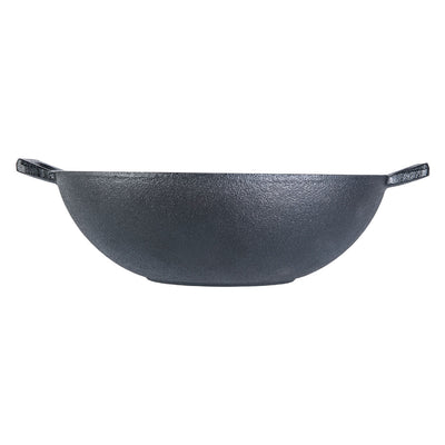 Wonderchef Forza Pre Seasoned Cast Iron Kadhai 30cm, 3.35L, 3.8mm